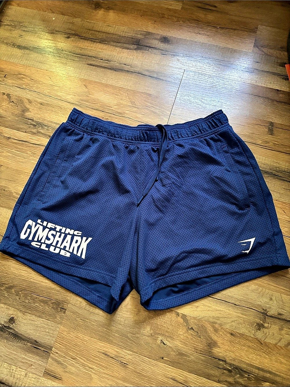 Gymshark Men’s Lifting Mesh 5" Shorts Athletic Shorts Blue
